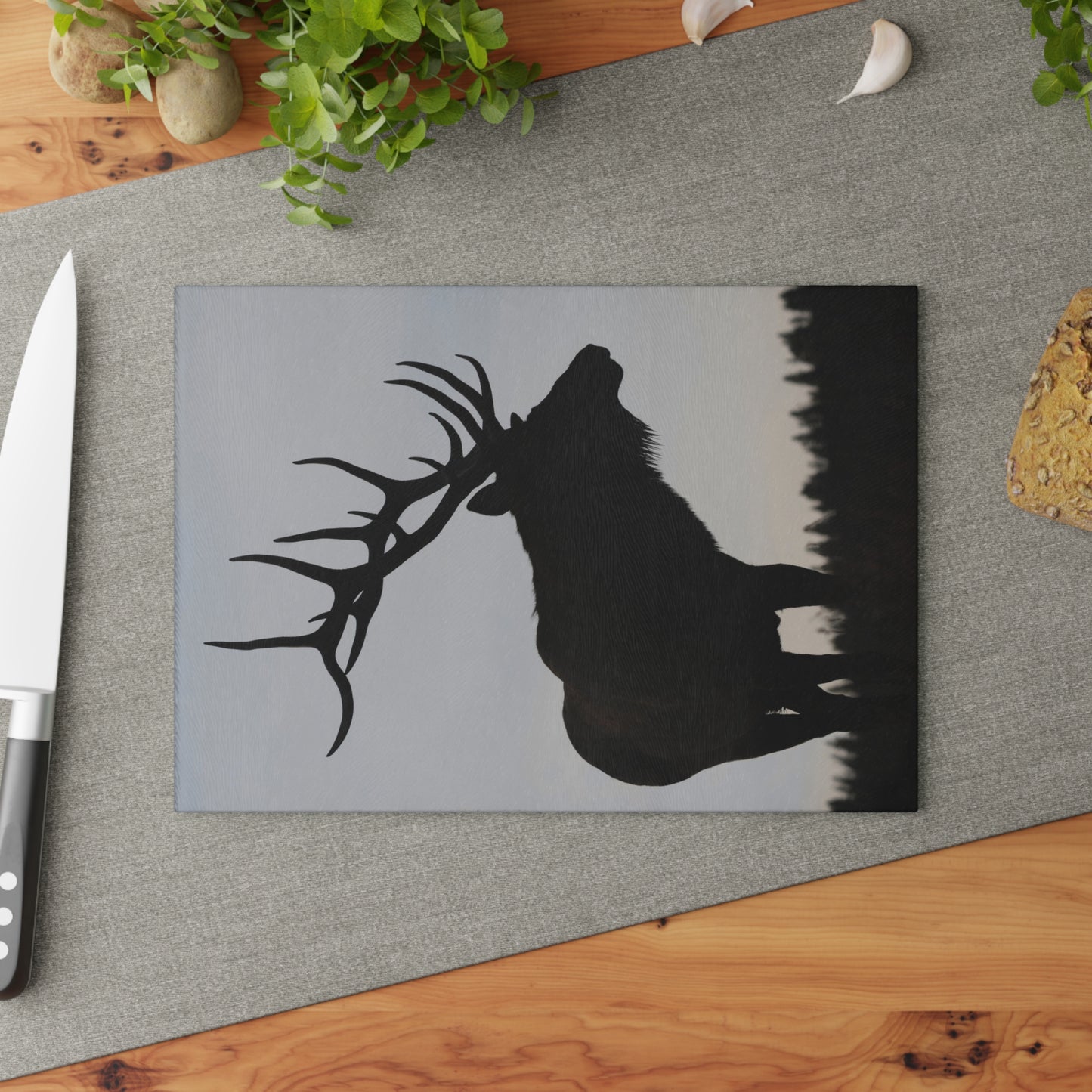 SILHOUETTE Glass Cutting Board