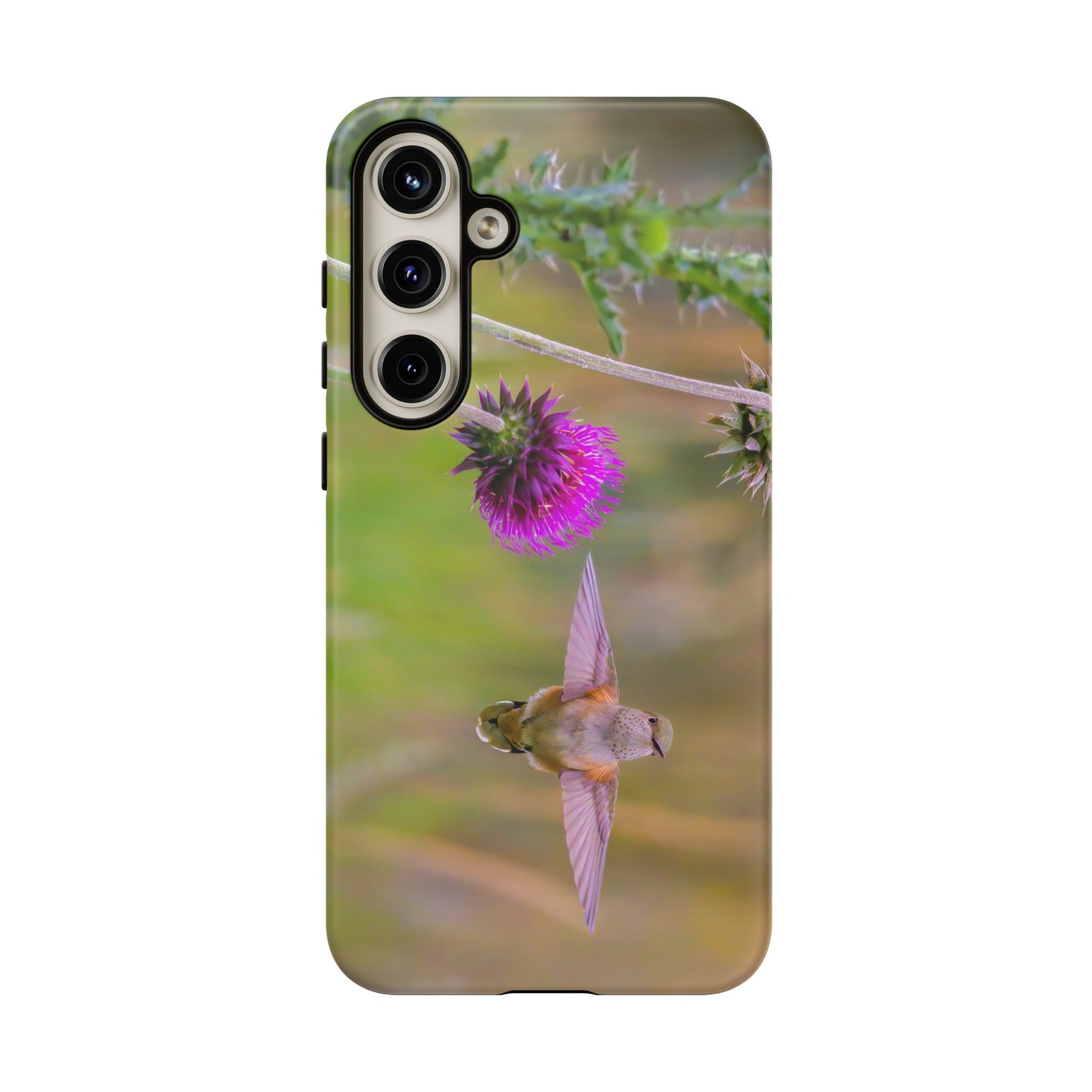 "THISTLE WINGS" Hummingbird Smart Phone Tough Case