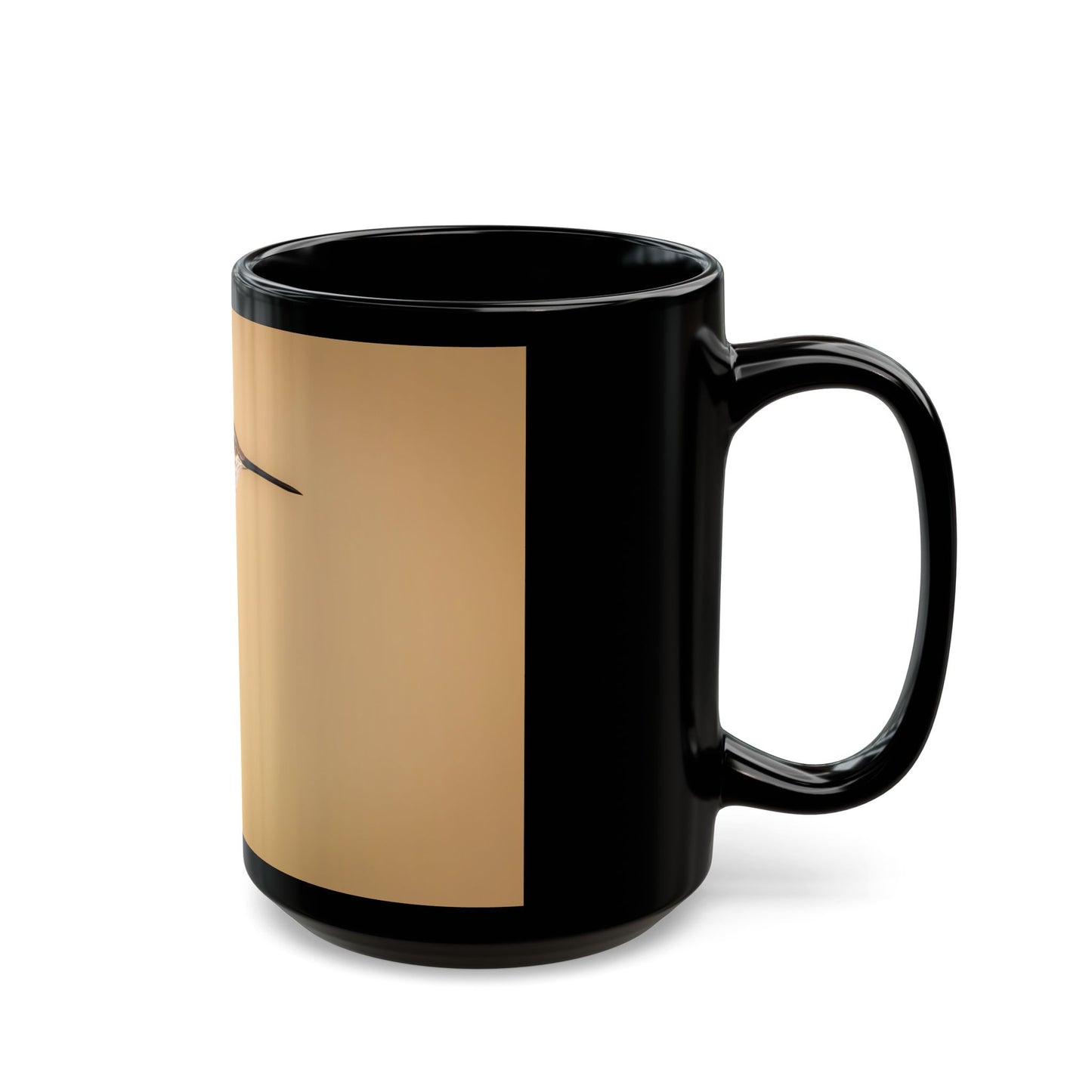 SANDY 15oz Black Mug