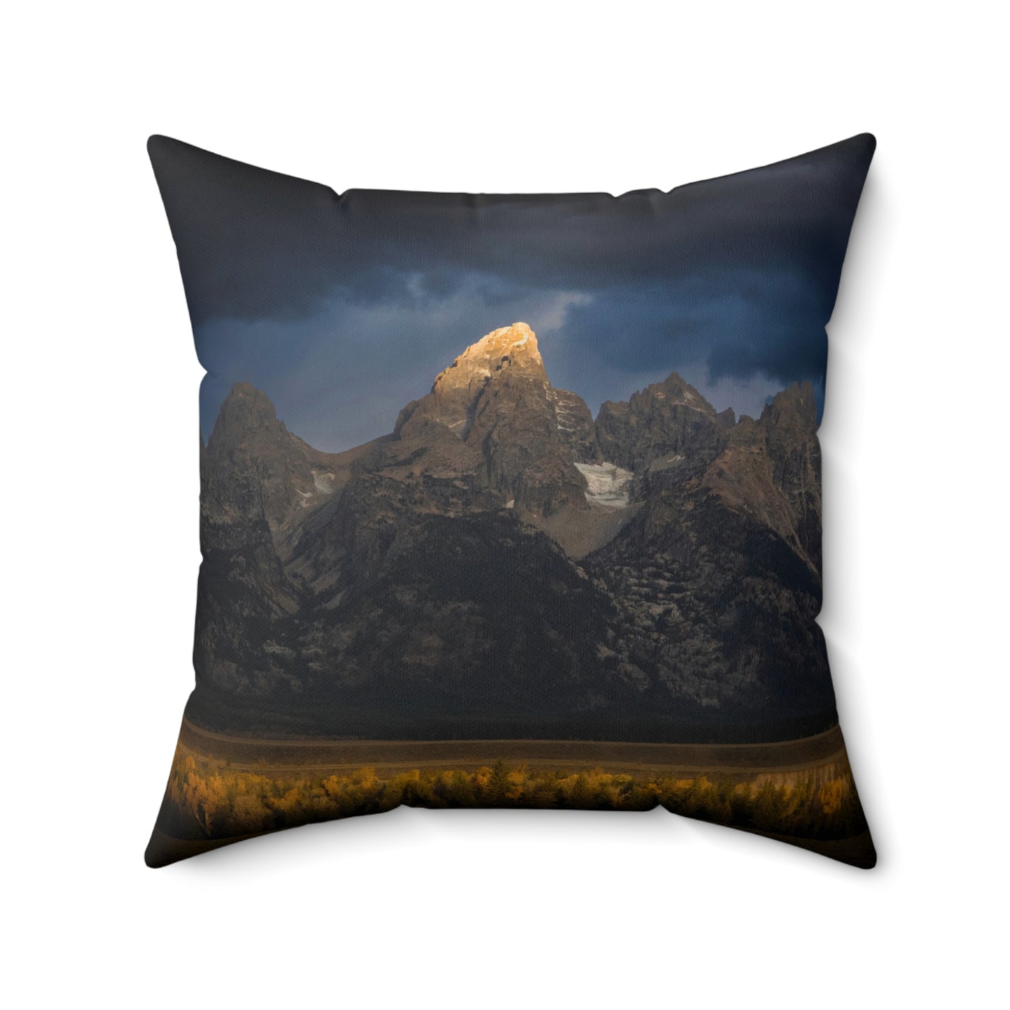 "GRAND LIGHT" Grand Tetons Photo Pillow