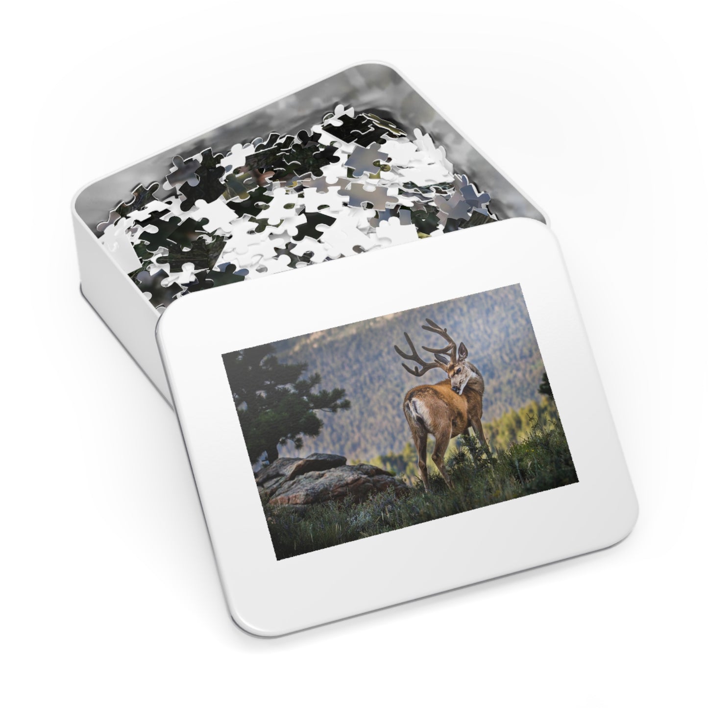 "BACKDROP ITCH" MULE DEER - PUZZLE