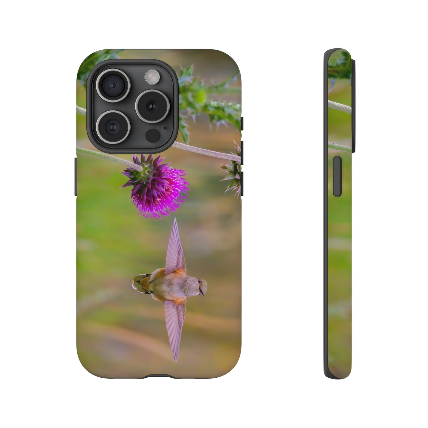 "THISTLE WINGS" Hummingbird Smart Phone Tough Case