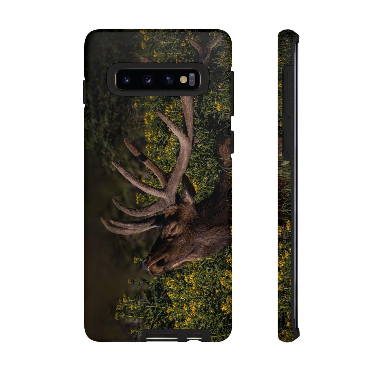 "WILDFLOWER SUNBATH" Bull Elk Smart Phone Tough Case