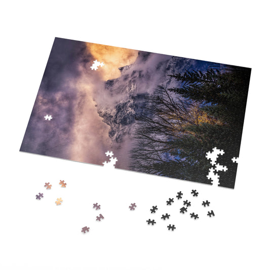 "BACKLIT GRAND" GRAND TETONS - PUZZLE