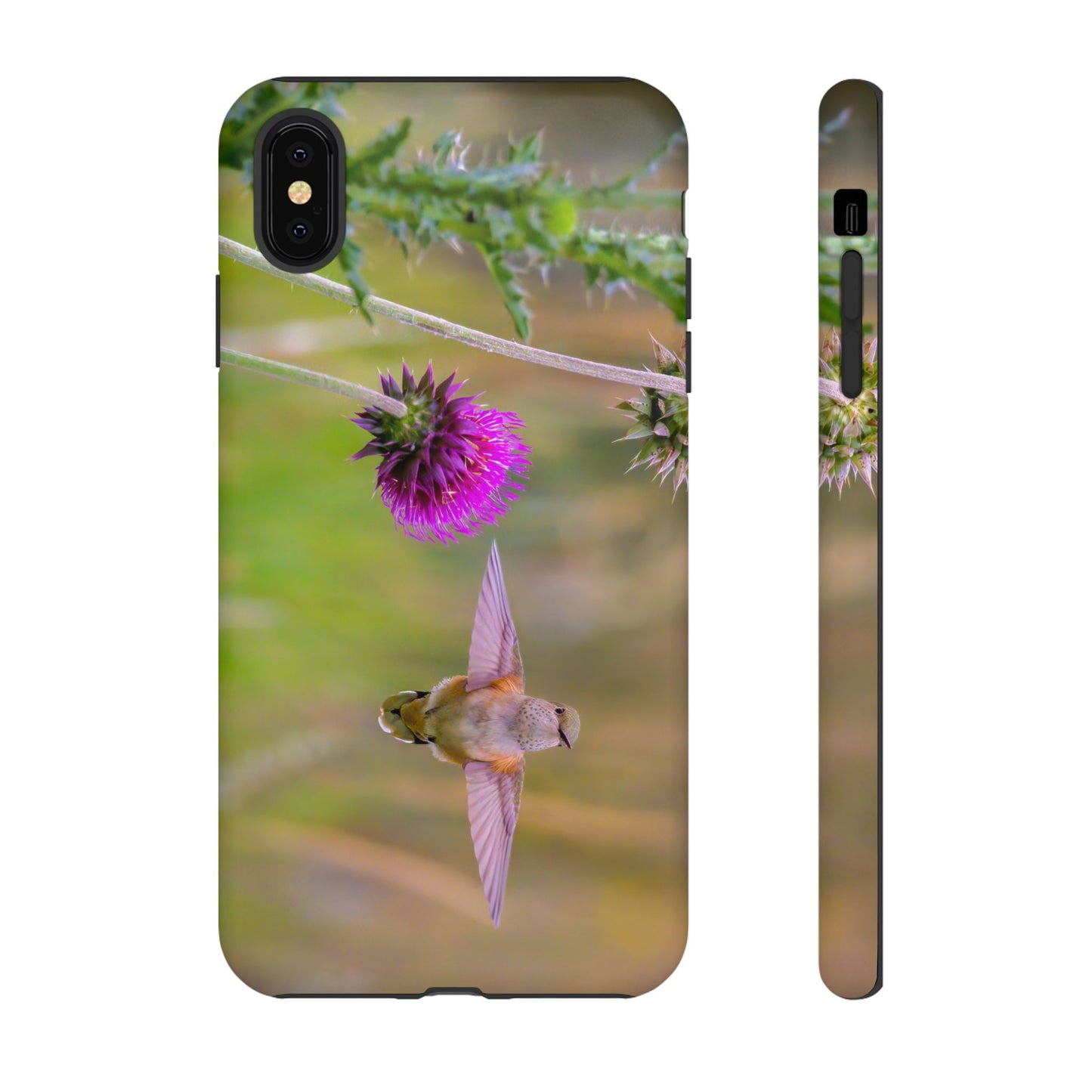 "THISTLE WINGS" Hummingbird Smart Phone Tough Case