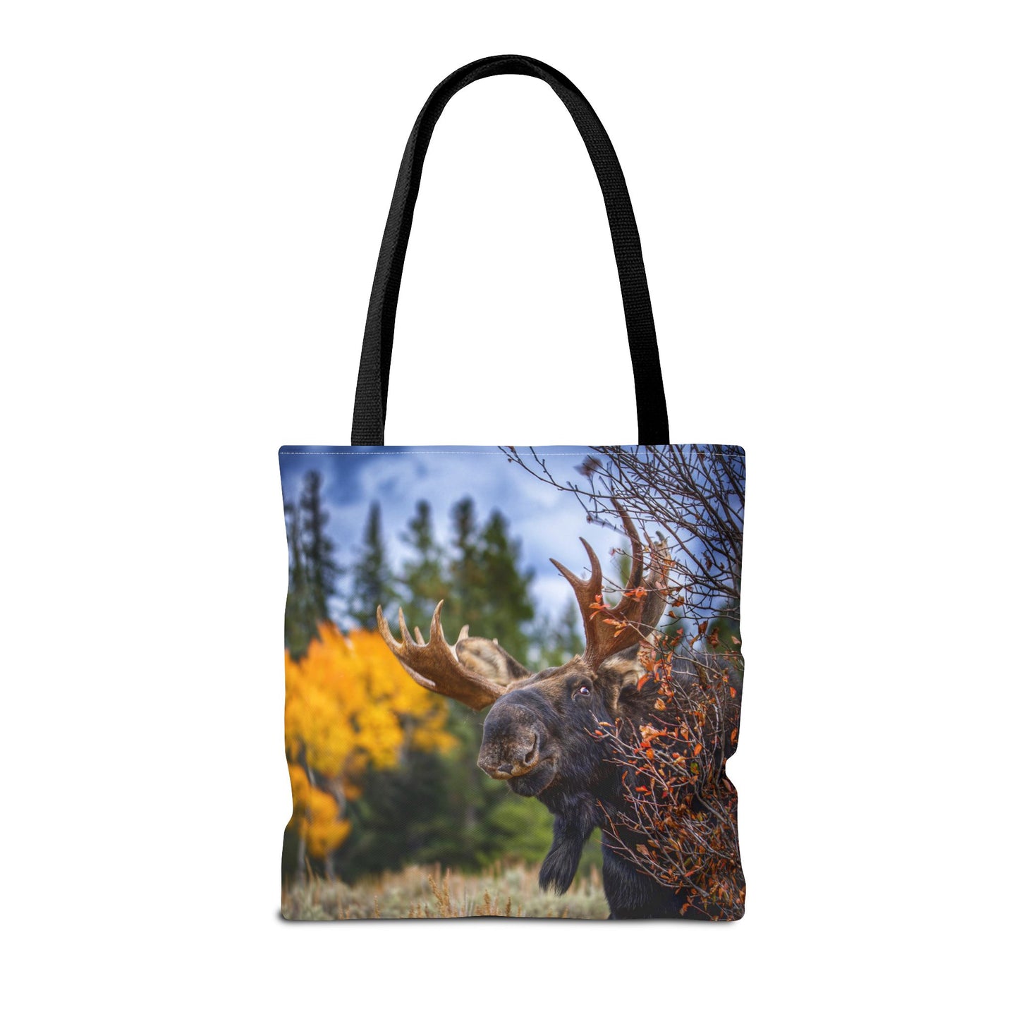 "PEEK A MOOSE" Tote Bag