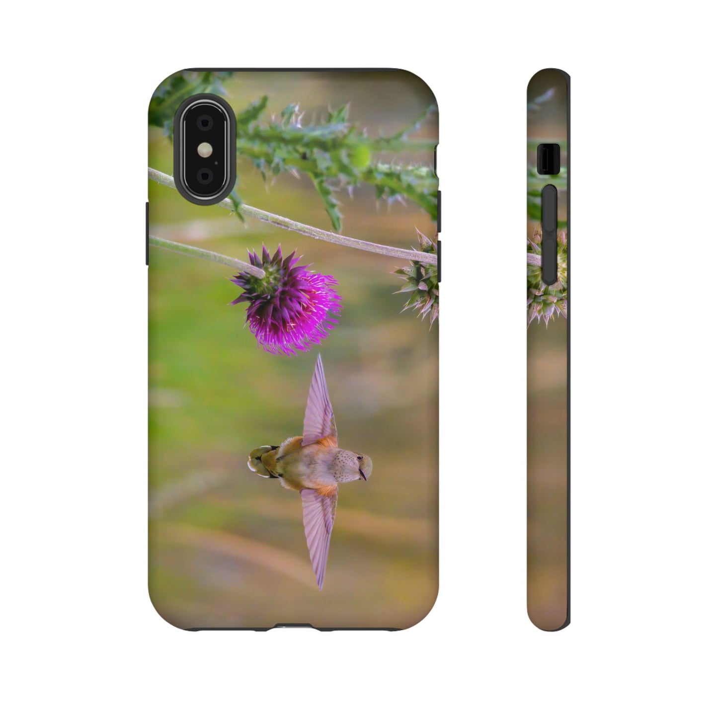 "THISTLE WINGS" Hummingbird Smart Phone Tough Case