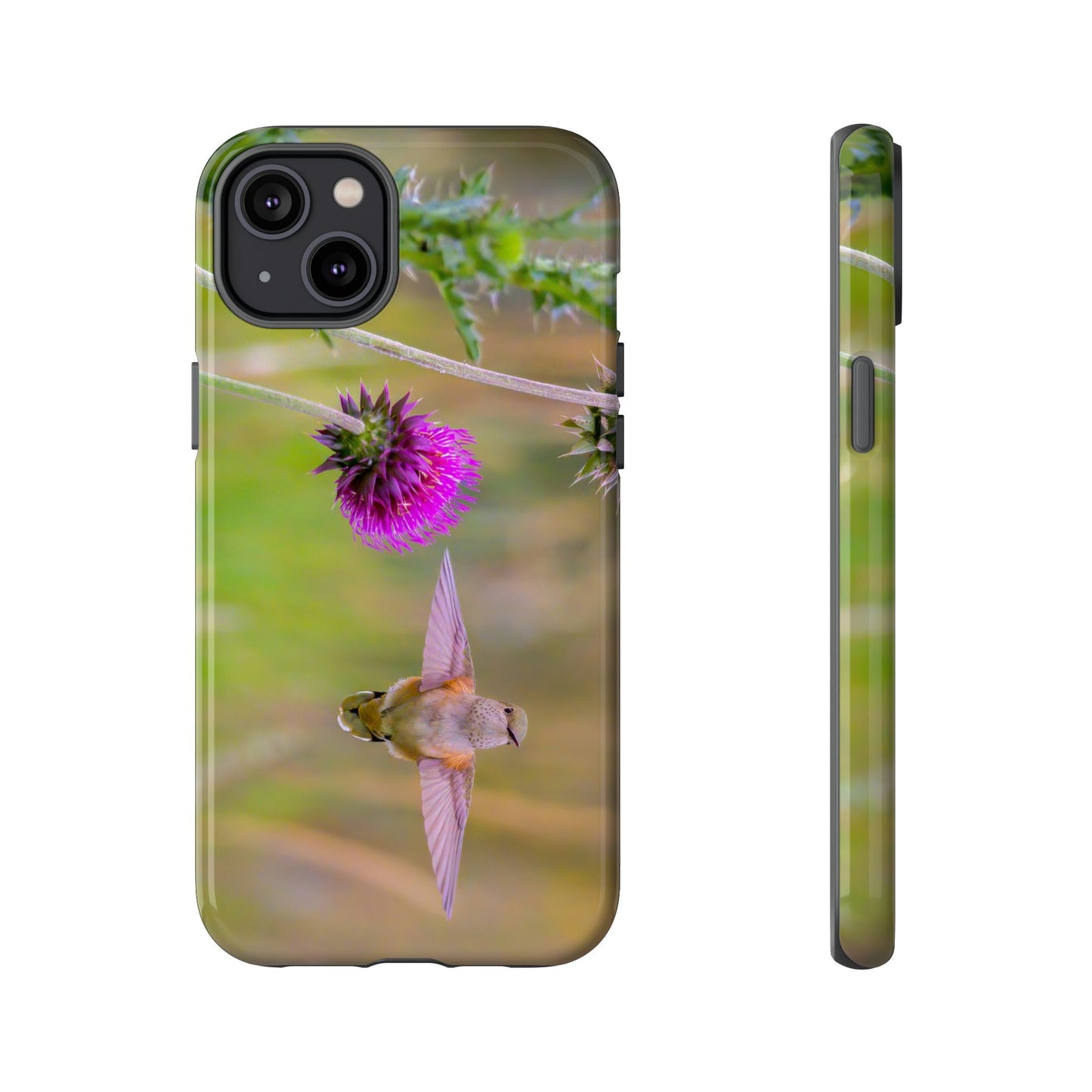 "THISTLE WINGS" Hummingbird Smart Phone Tough Case