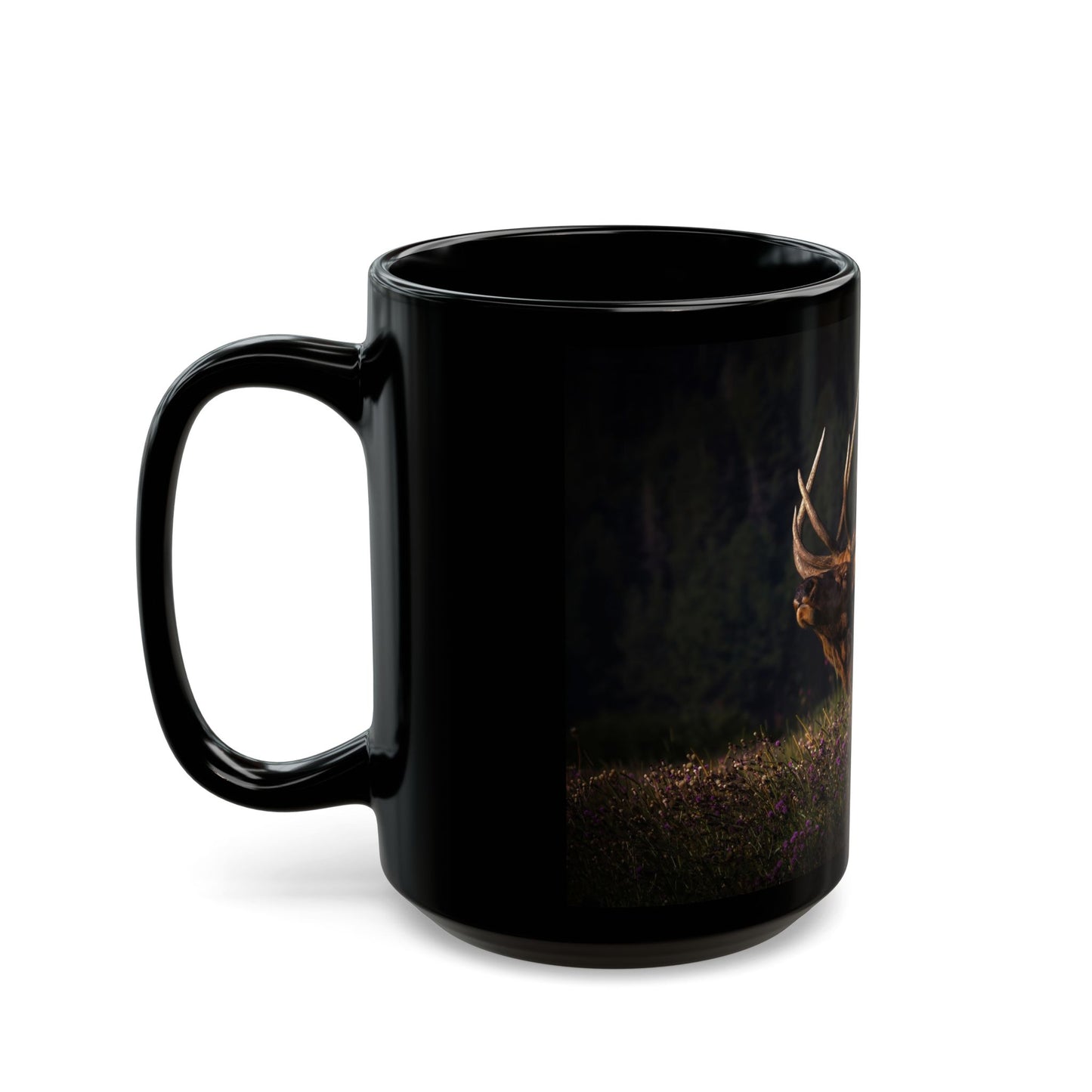 FALL IN THE AIR 15oz Black Mug