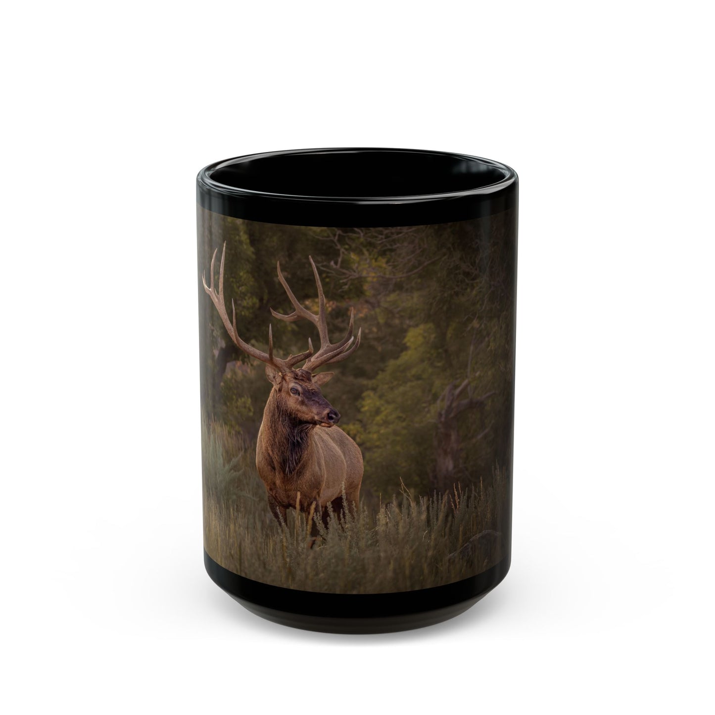 BRANCHED 15oz Black Mug