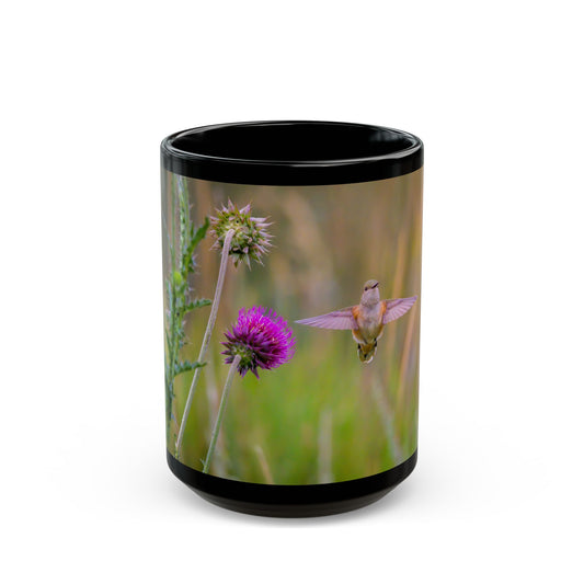 THISTLE WINGS 15oz Black Mug