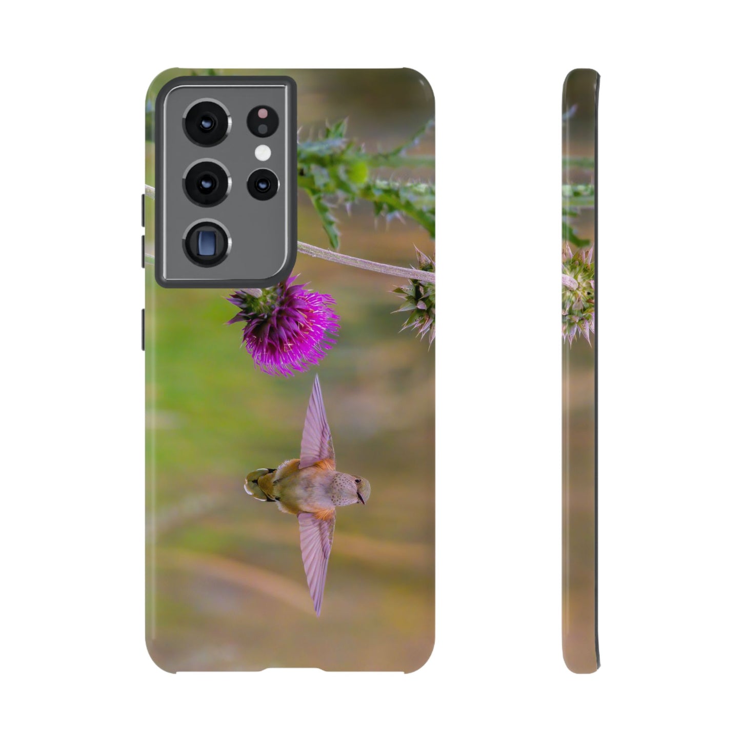 "THISTLE WINGS" Hummingbird Smart Phone Tough Case