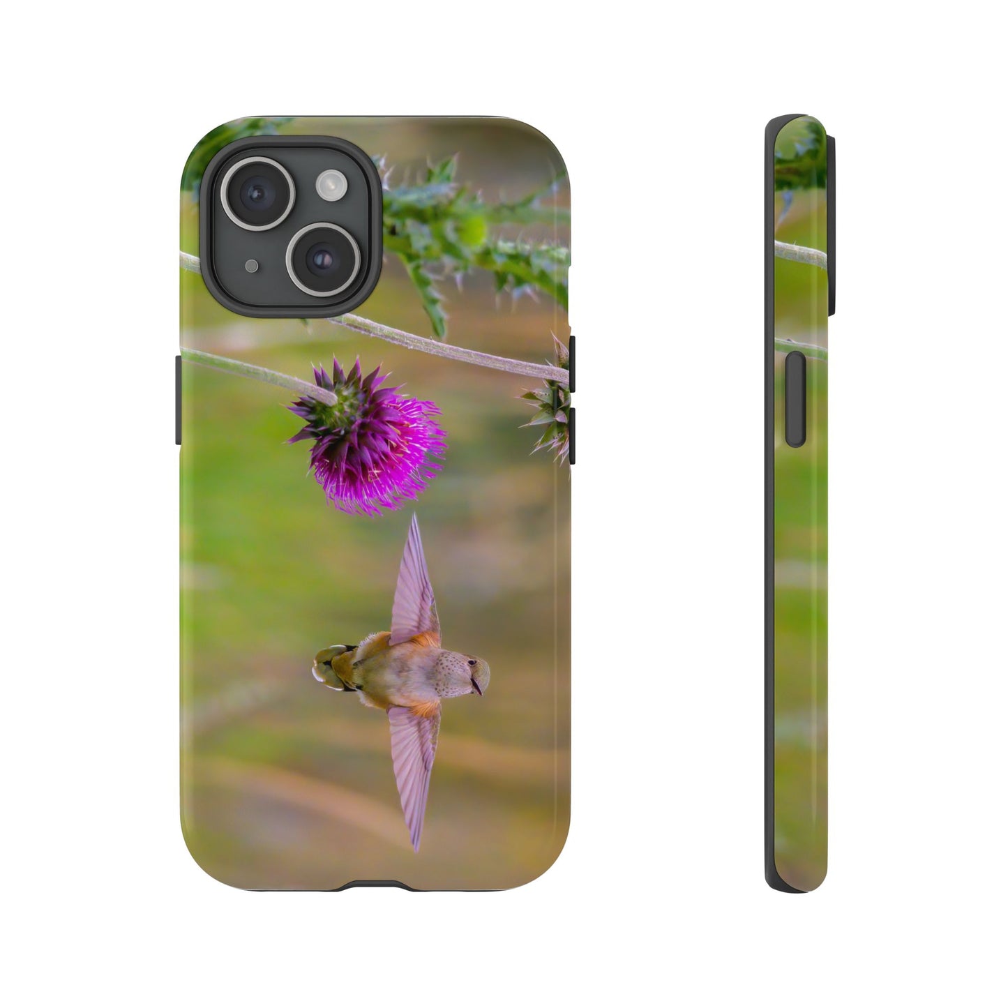 "THISTLE WINGS" Hummingbird Smart Phone Tough Case