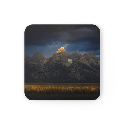 "GRAND LIGHT" Grand Tetons Photo Coaster