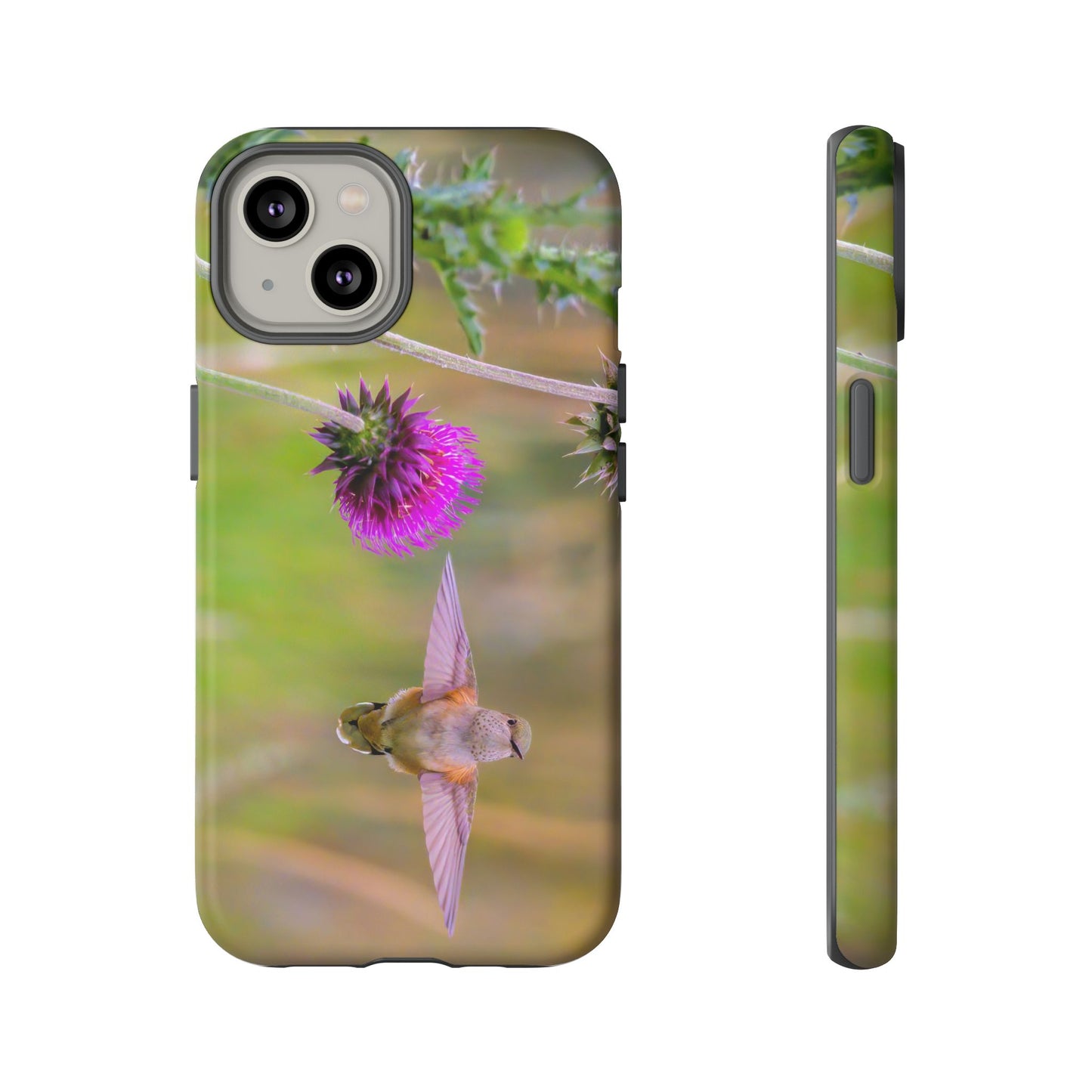 "THISTLE WINGS" Hummingbird Smart Phone Tough Case