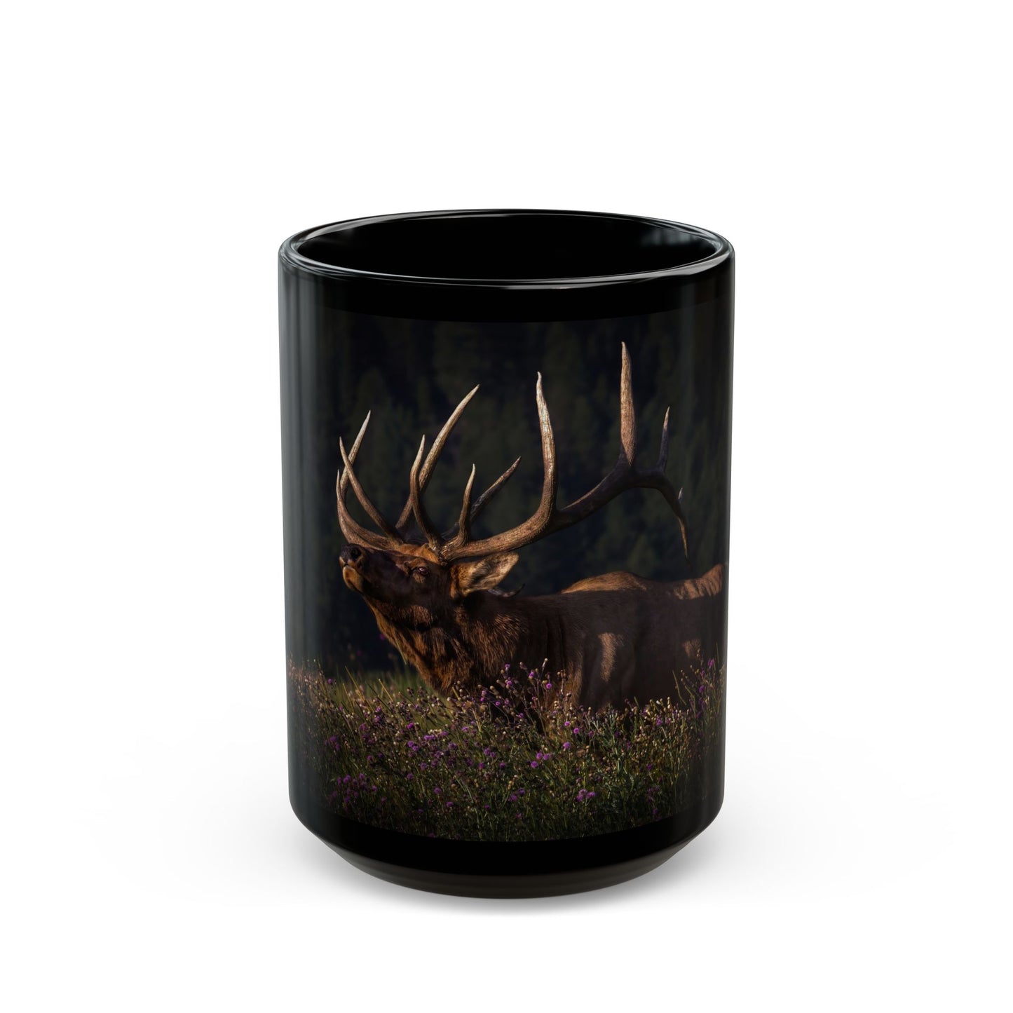 FALL IN THE AIR 15oz Black Mug