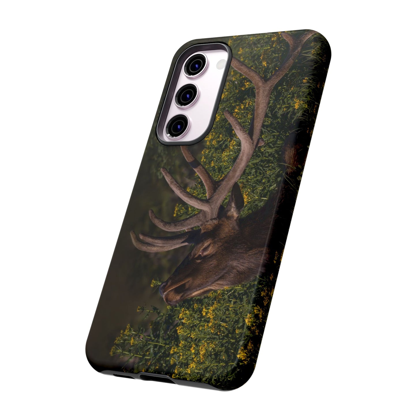 "WILDFLOWER SUNBATH" Bull Elk Smart Phone Tough Case