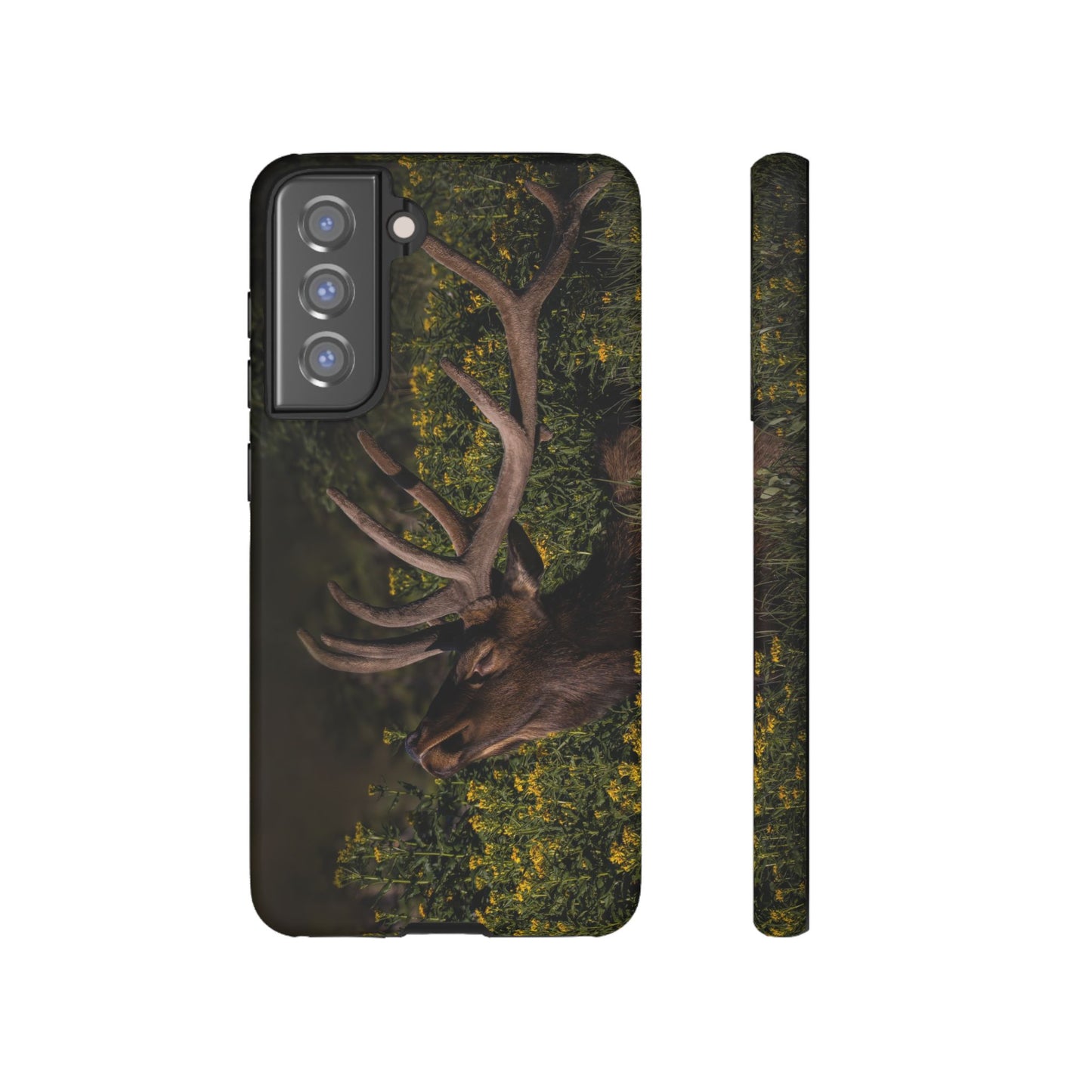 "WILDFLOWER SUNBATH" Bull Elk Smart Phone Tough Case