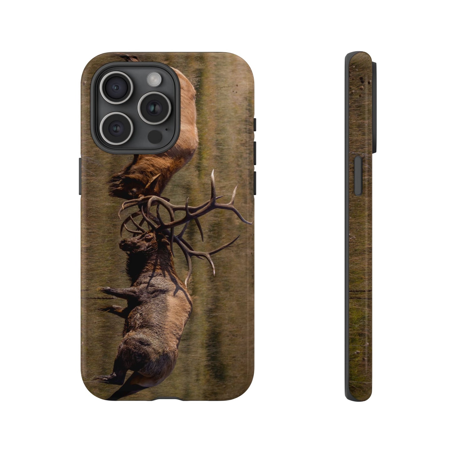 "LOCKED IN LIGHT" Bull Elk Smart Phone Tough Case