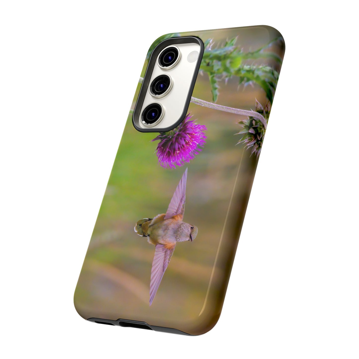 "THISTLE WINGS" Hummingbird Smart Phone Tough Case