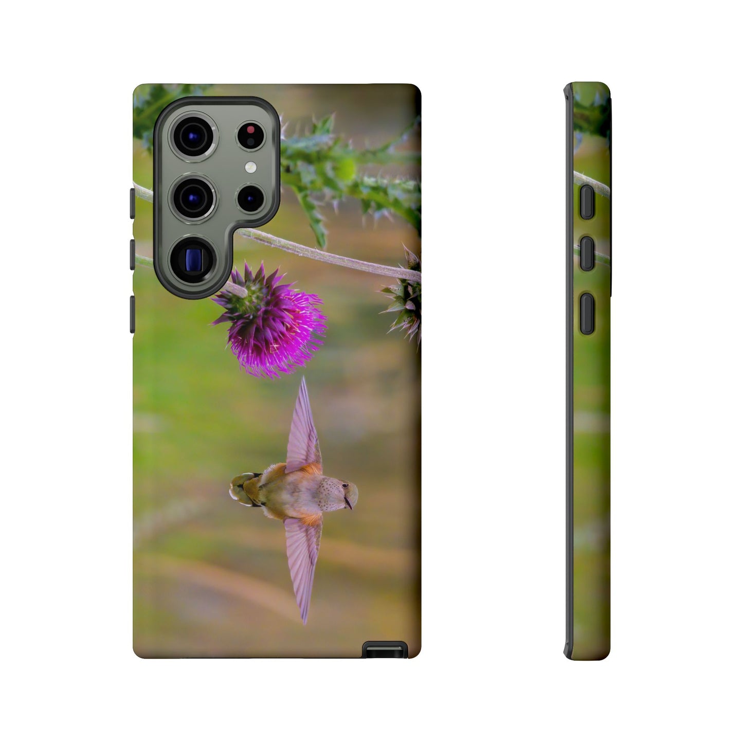 "THISTLE WINGS" Hummingbird Smart Phone Tough Case