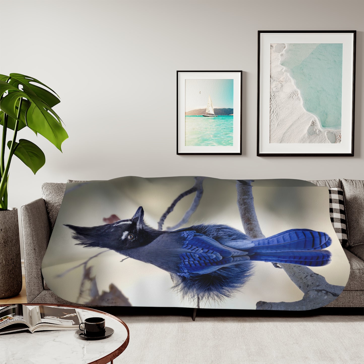 "STELLAR" STELLERS JAY - SHERPA BLANKET