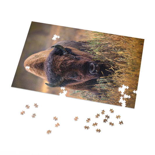 "MISTY MORNIN" BISON - PUZZLE