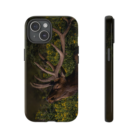 "WILDFLOWER SUNBATH" Bull Elk Smart Phone Tough Case