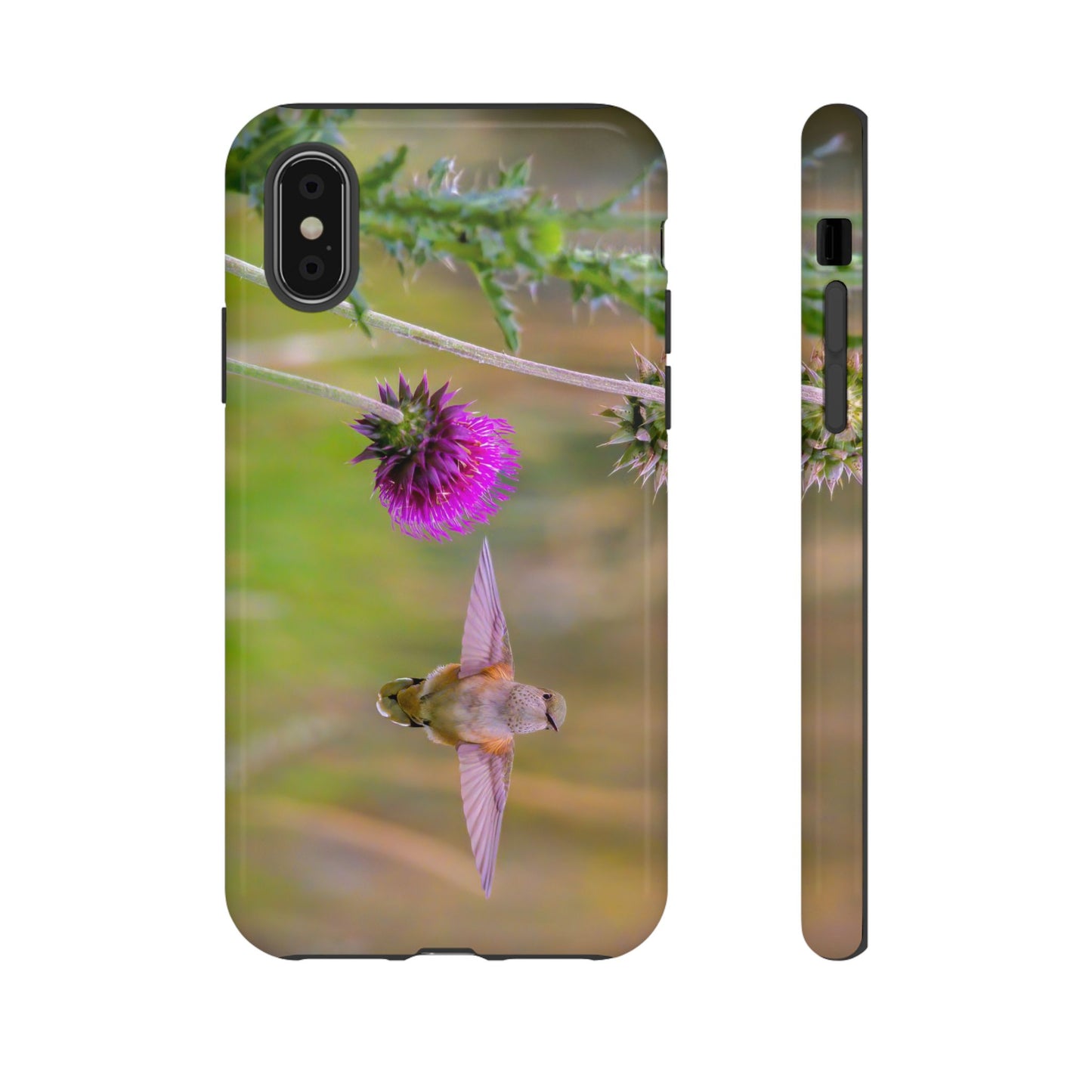 "THISTLE WINGS" Hummingbird Smart Phone Tough Case