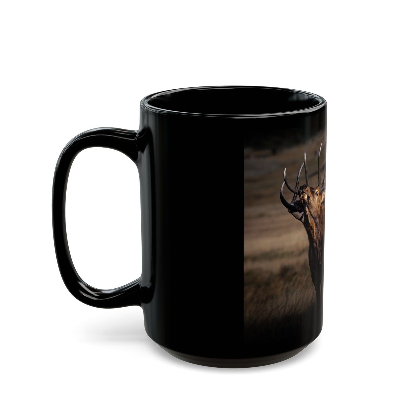 "WILD SIDE" 15oz Black Mug