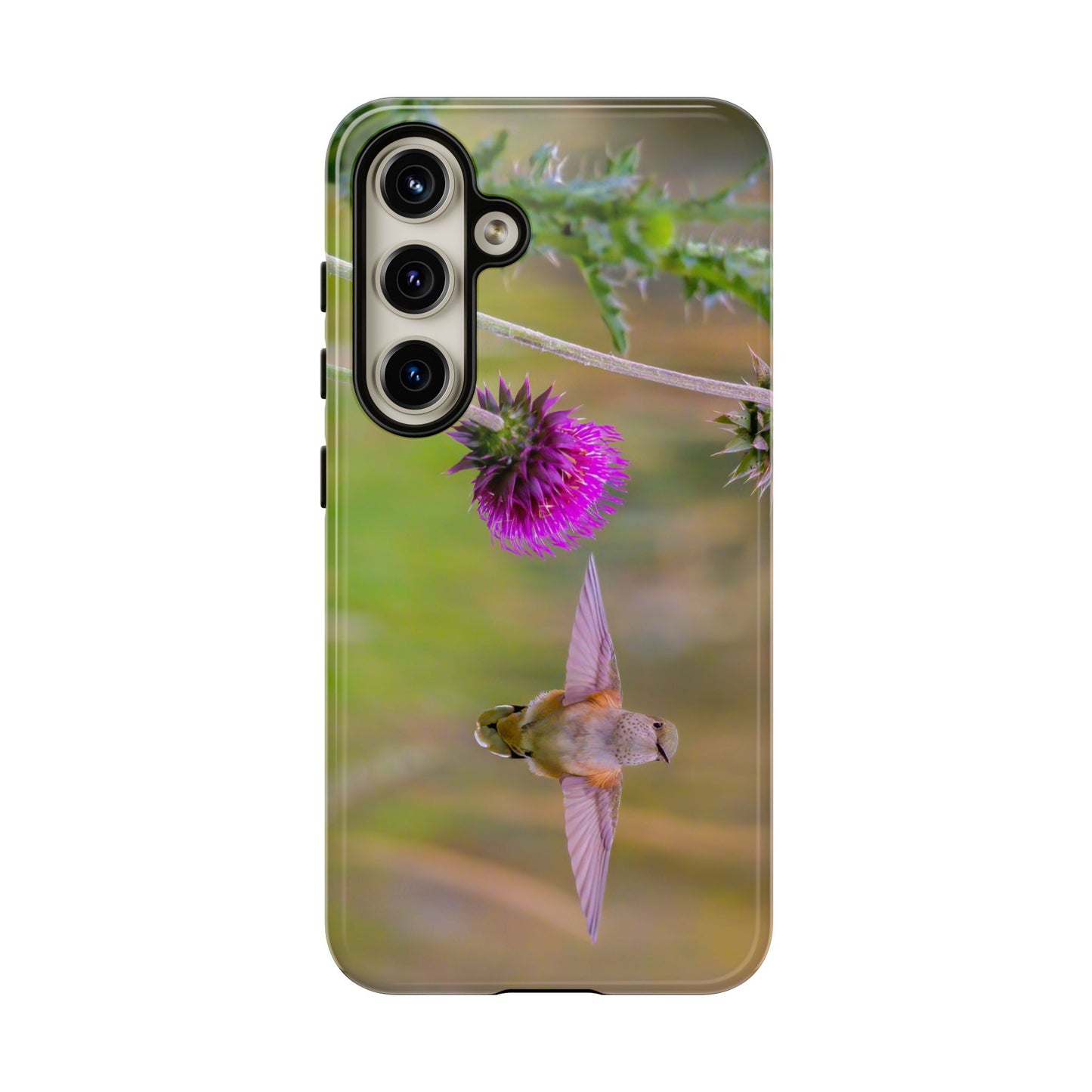 "THISTLE WINGS" Hummingbird Smart Phone Tough Case