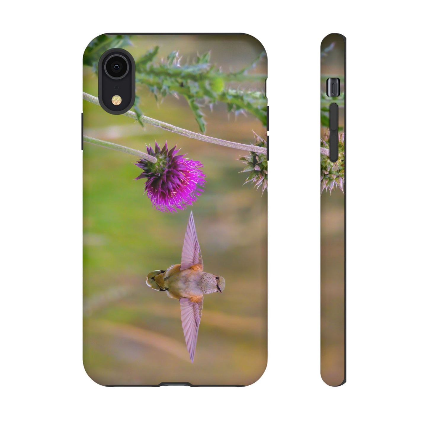 "THISTLE WINGS" Hummingbird Smart Phone Tough Case