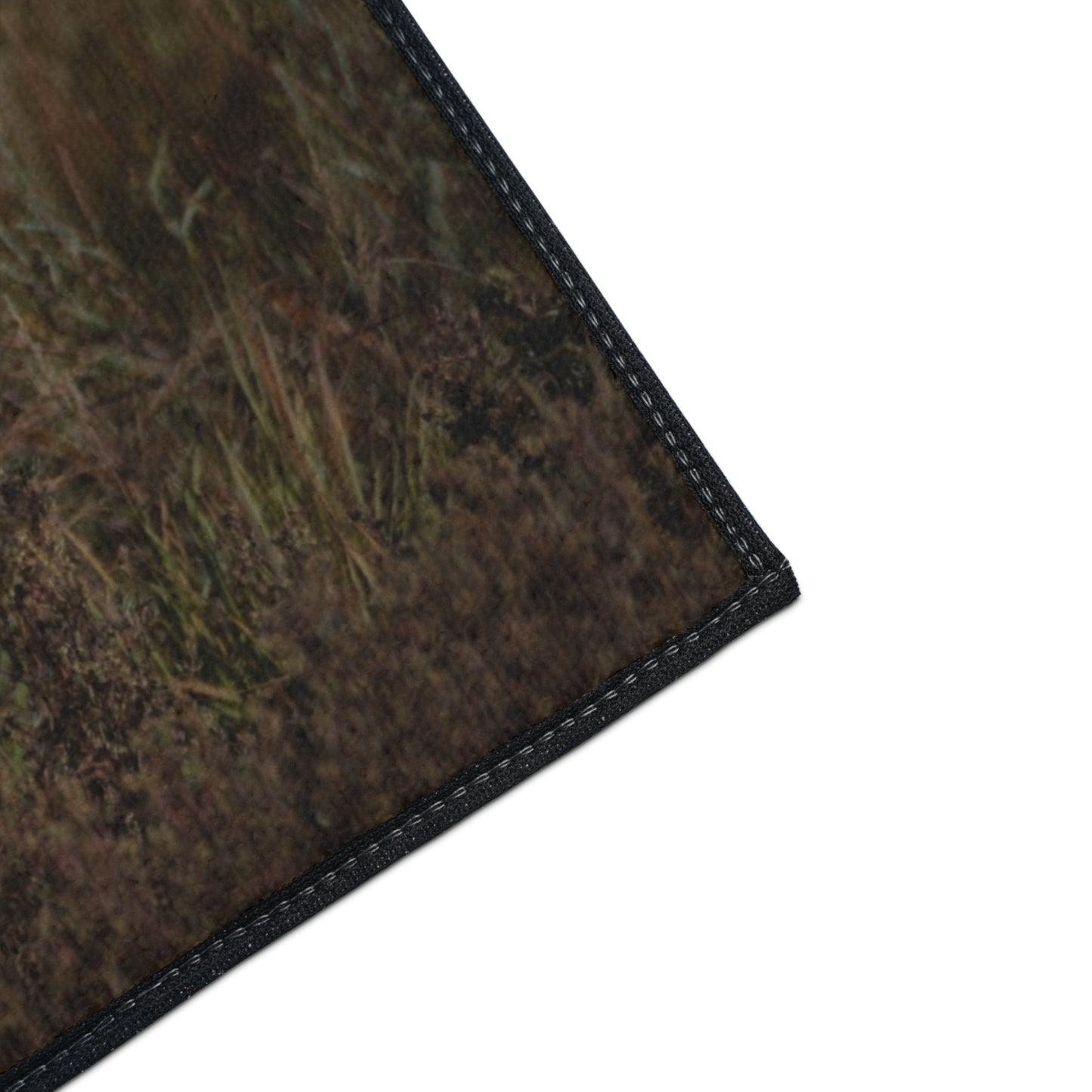 "SPLIT DECISION" Heavy Duty Indoor Outdoor Floor Mat Photo Rug