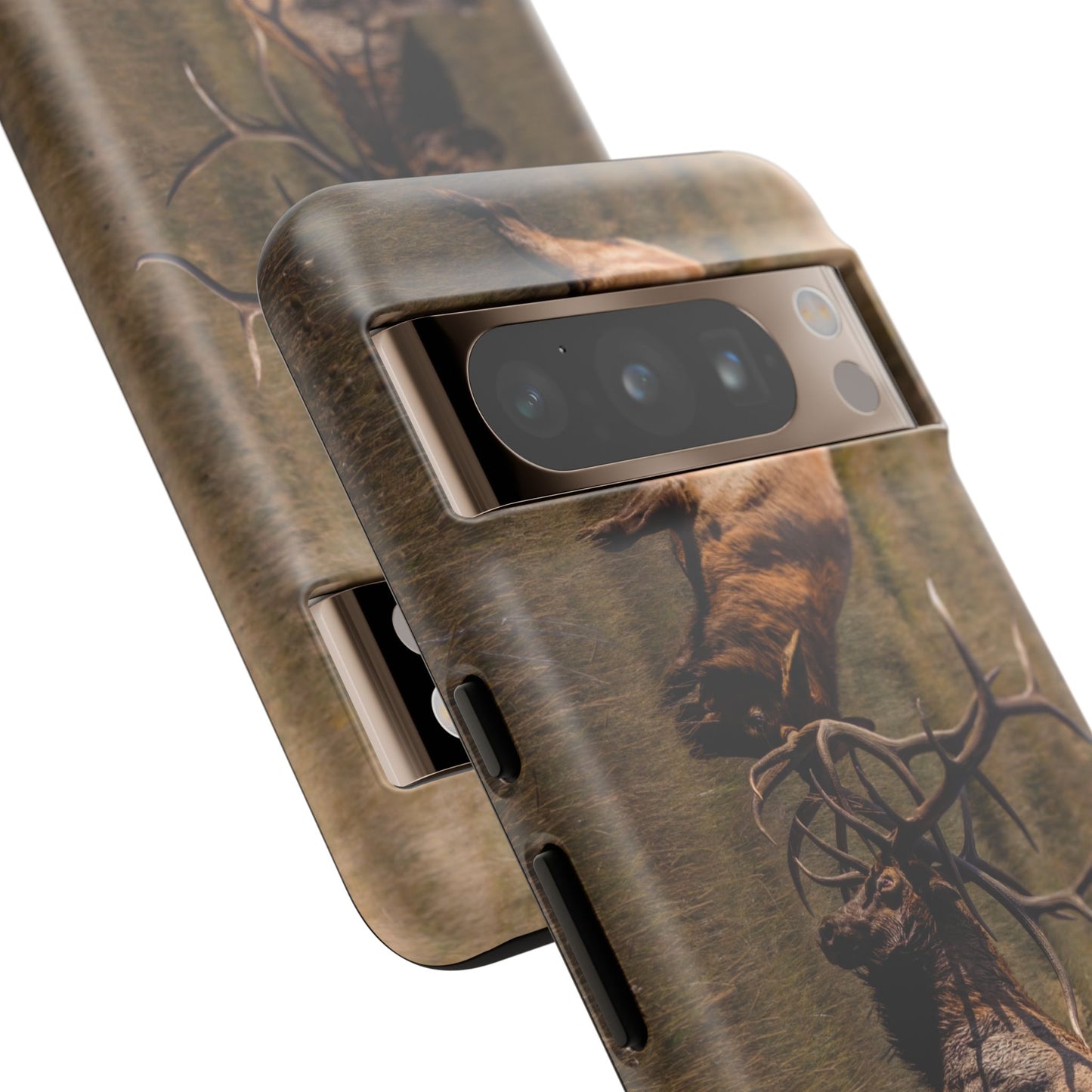 "LOCKED IN LIGHT" Bull Elk Smart Phone Tough Case