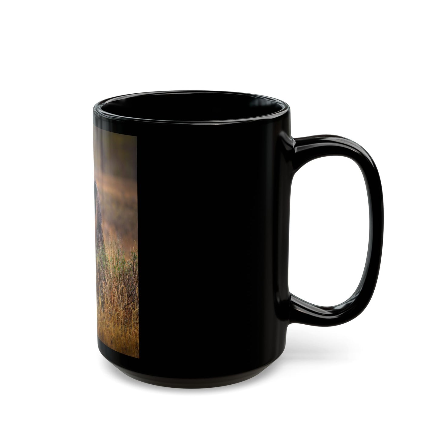 MISTY MORNING 15oz Black Mug