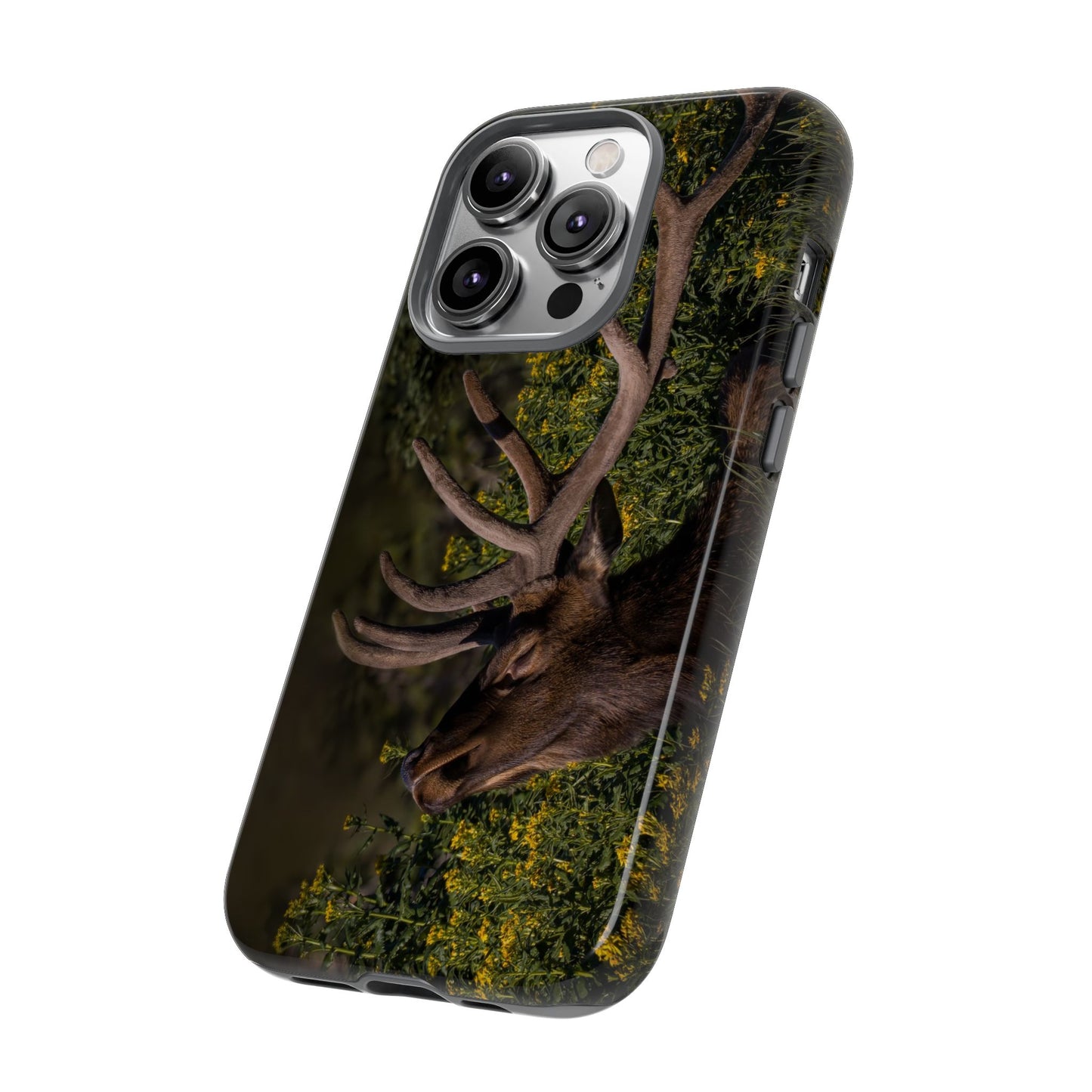 "WILDFLOWER SUNBATH" Bull Elk Smart Phone Tough Case