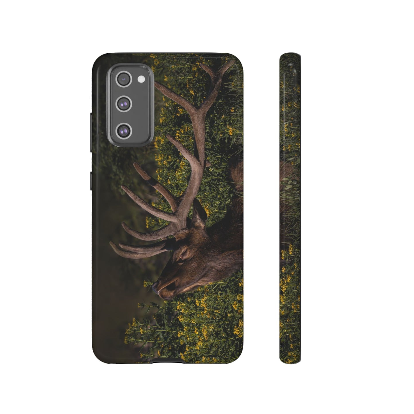 "WILDFLOWER SUNBATH" Bull Elk Smart Phone Tough Case