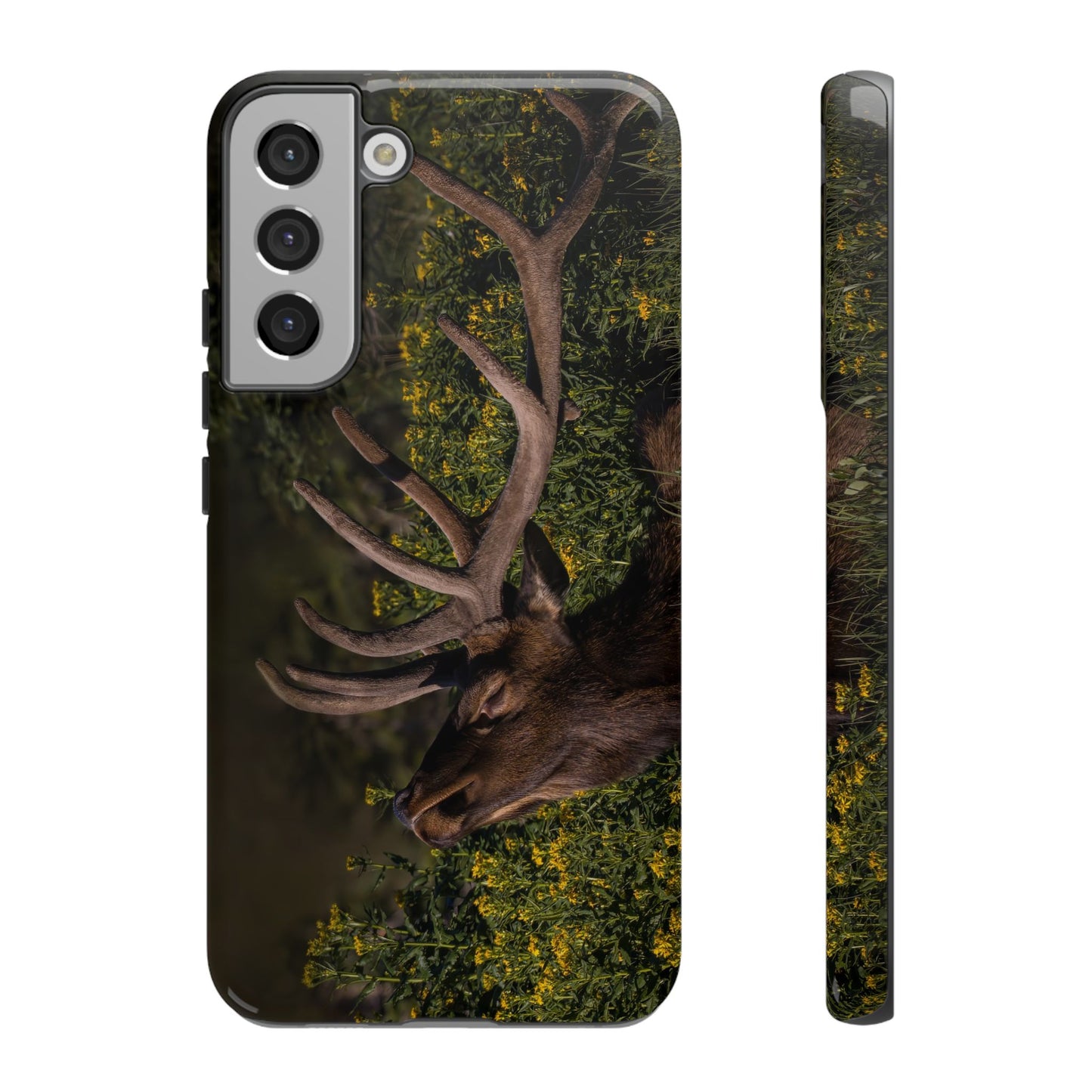 "WILDFLOWER SUNBATH" Bull Elk Smart Phone Tough Case