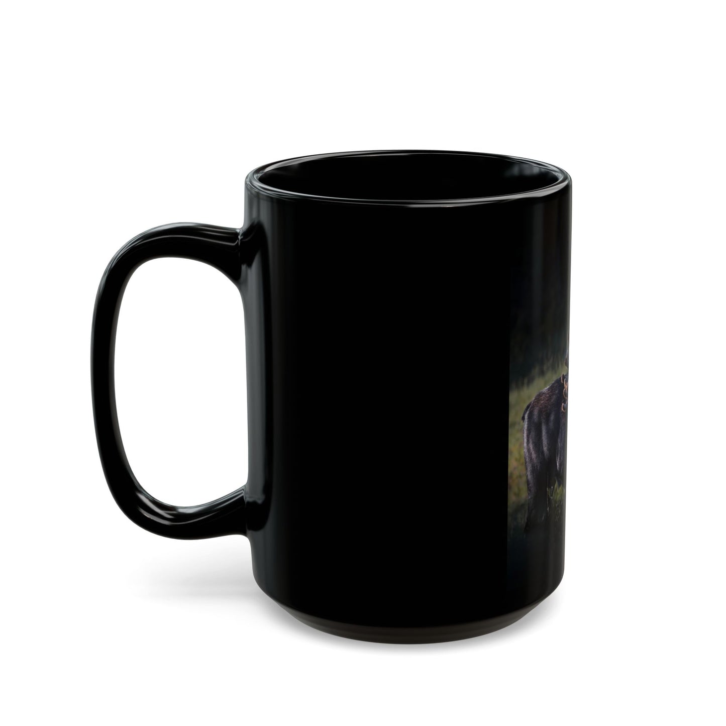 VELVET HIGHLIGHTS 15oz Black Mug