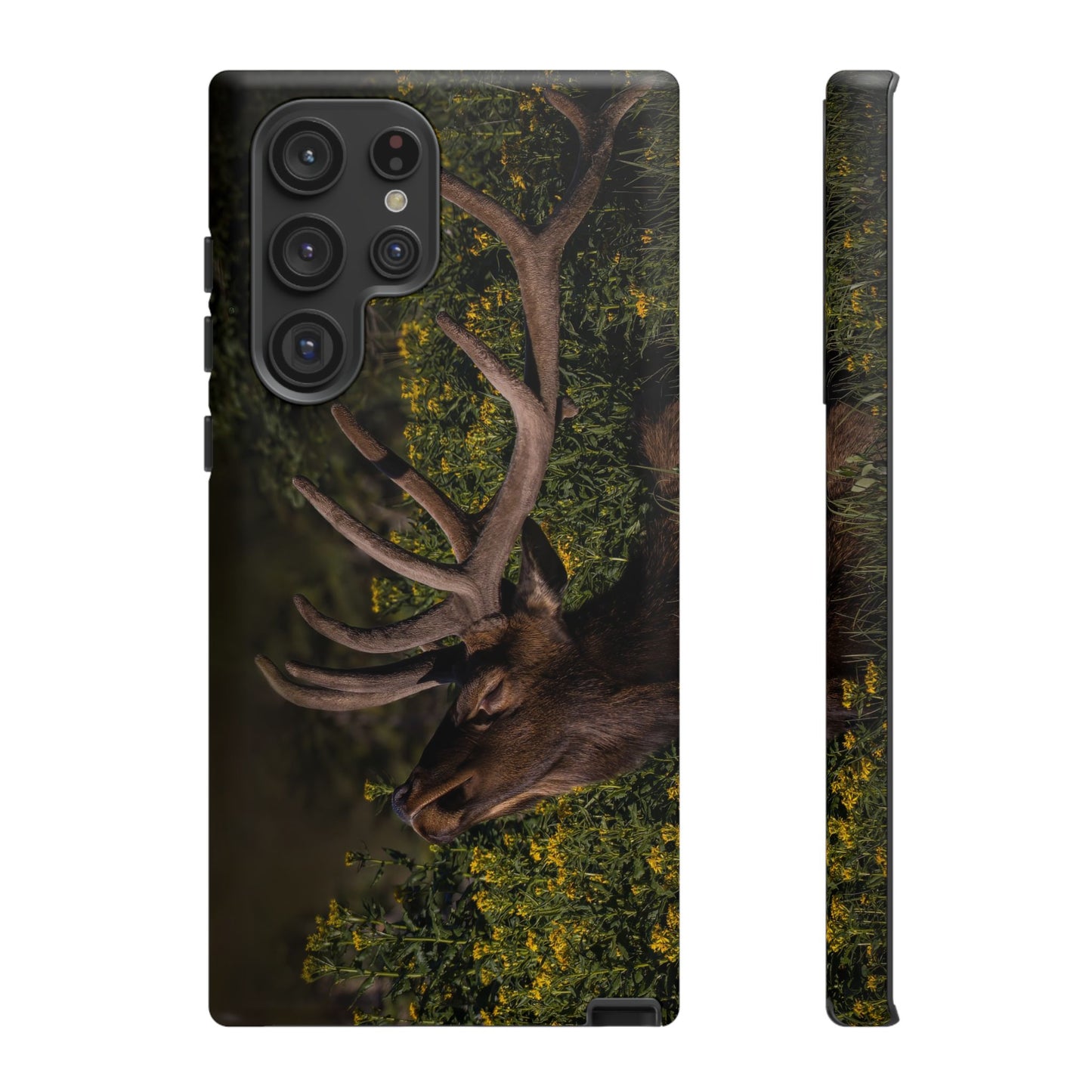 "WILDFLOWER SUNBATH" Bull Elk Smart Phone Tough Case