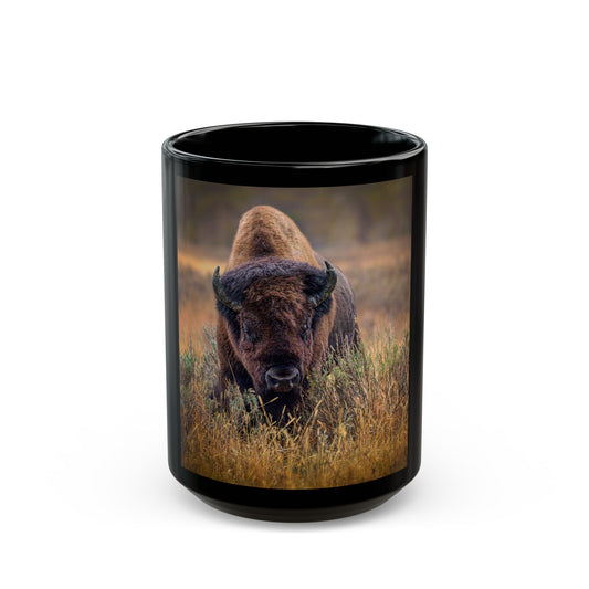 MISTY MORNING 15oz Black Mug