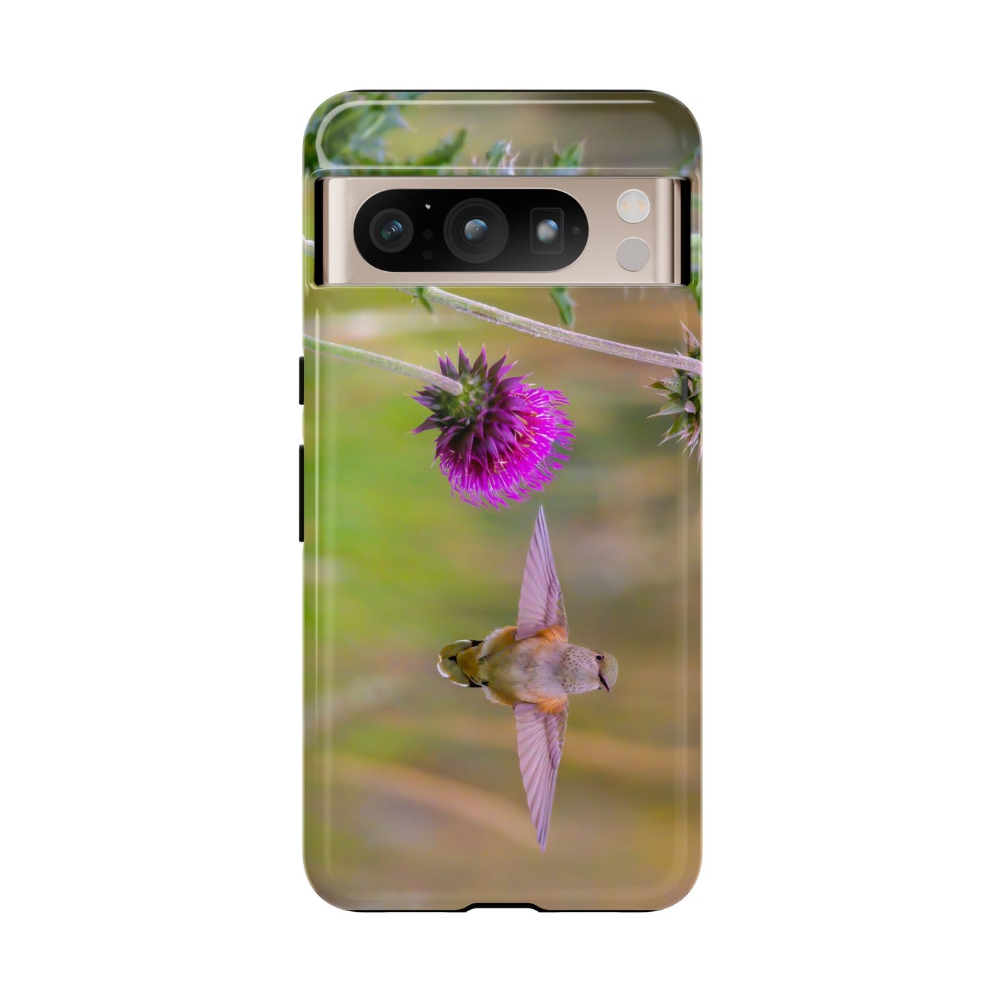 "THISTLE WINGS" Hummingbird Smart Phone Tough Case