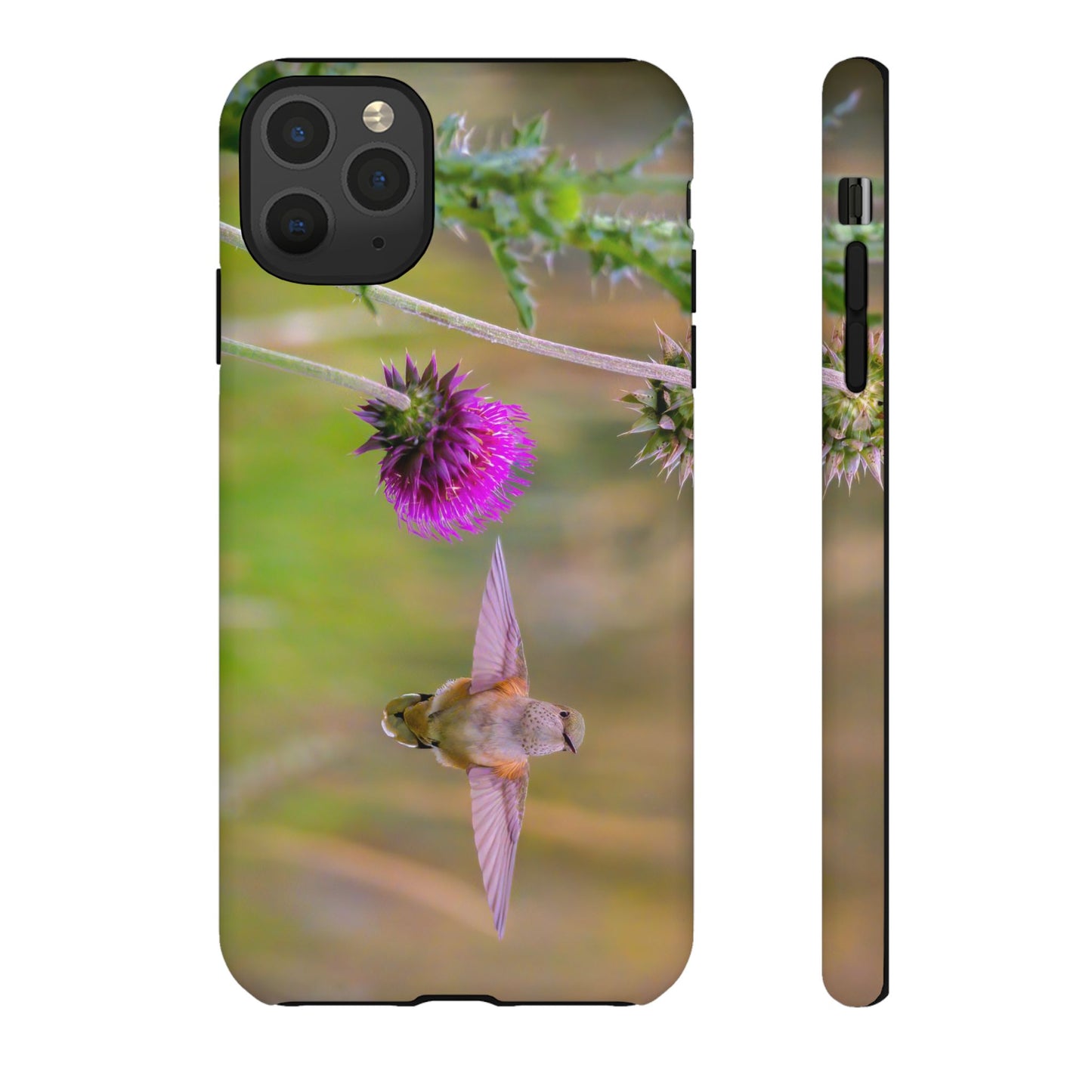 "THISTLE WINGS" Hummingbird Smart Phone Tough Case