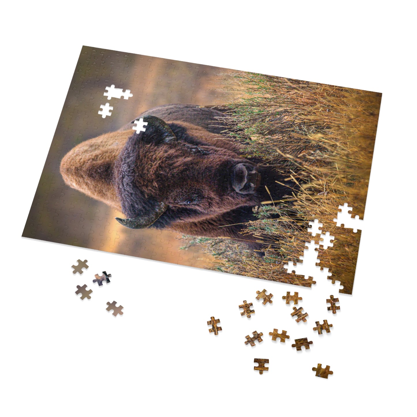 "MISTY MORNIN" BISON - PUZZLE