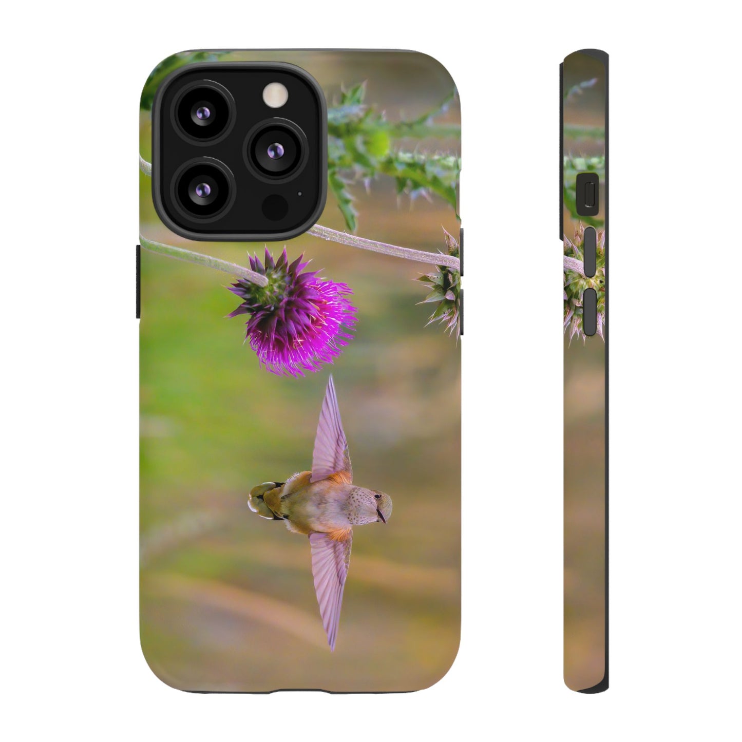 "THISTLE WINGS" Hummingbird Smart Phone Tough Case