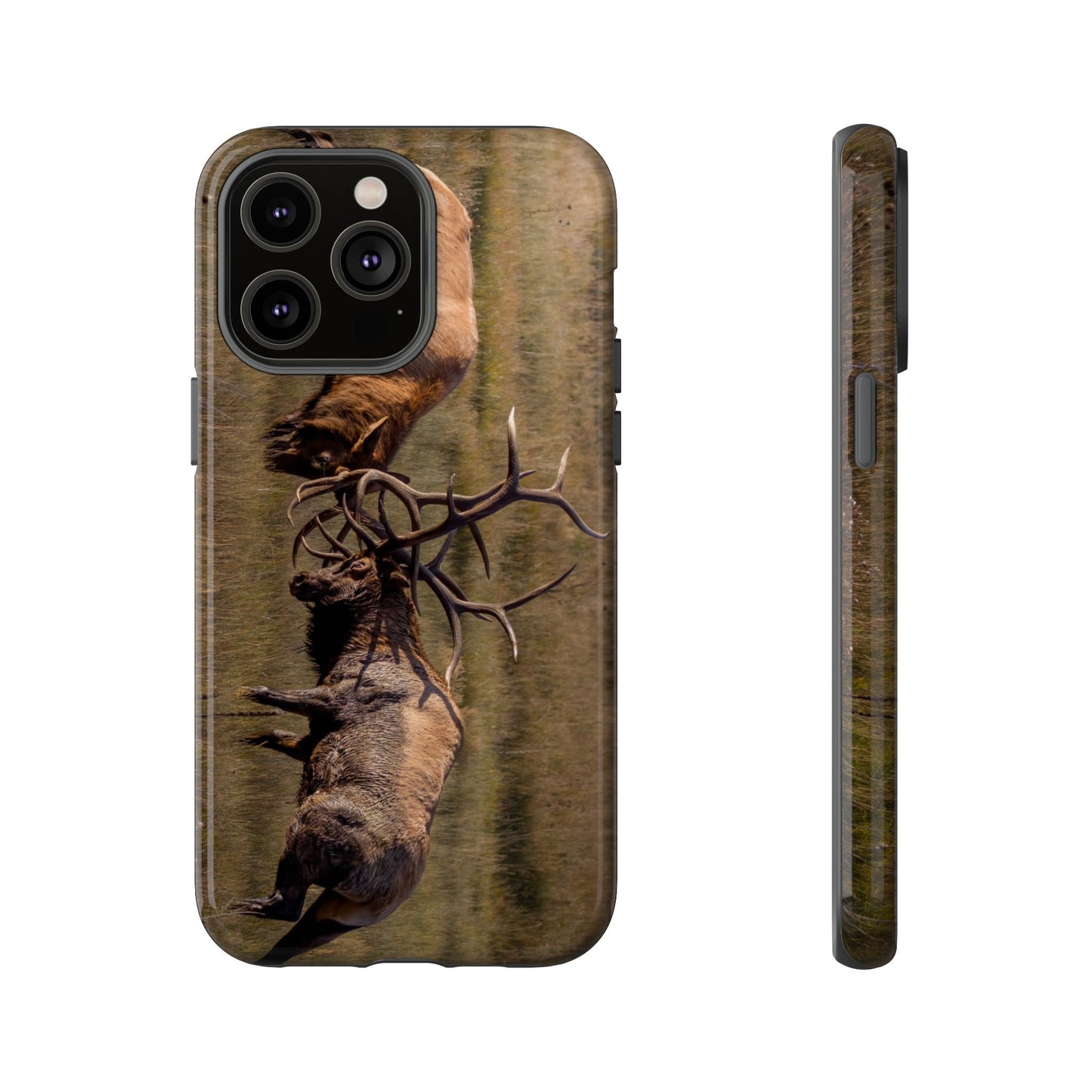 "LOCKED IN LIGHT" Bull Elk Smart Phone Tough Case