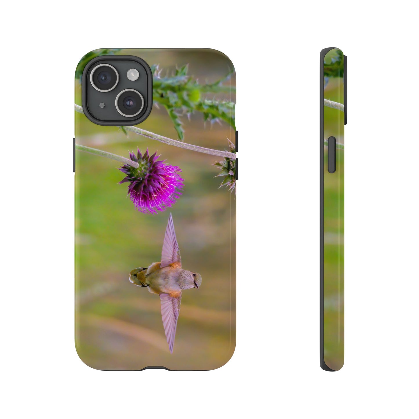 "THISTLE WINGS" Hummingbird Smart Phone Tough Case