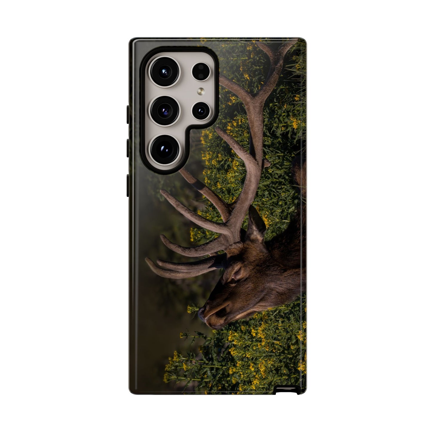 "WILDFLOWER SUNBATH" Bull Elk Smart Phone Tough Case