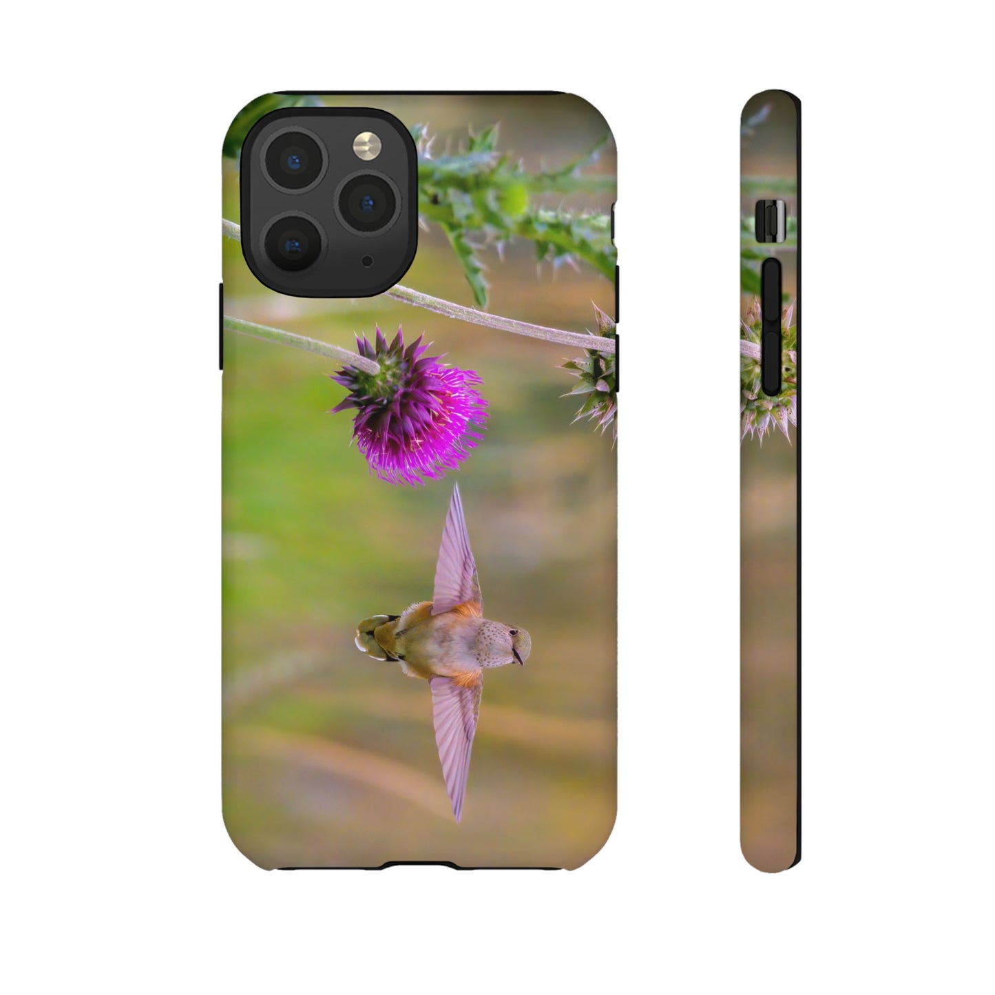 "THISTLE WINGS" Hummingbird Smart Phone Tough Case