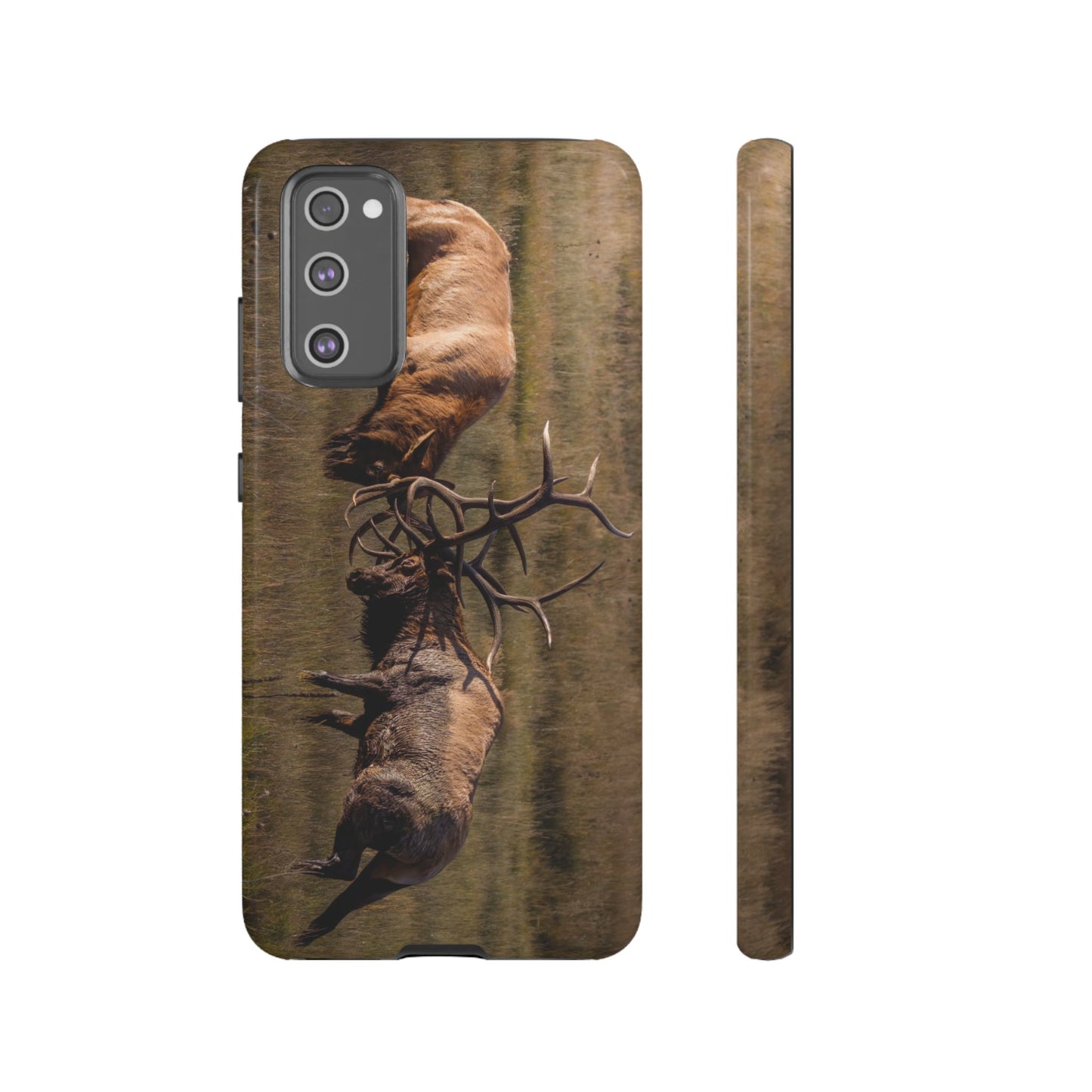 "LOCKED IN LIGHT" Bull Elk Smart Phone Tough Case